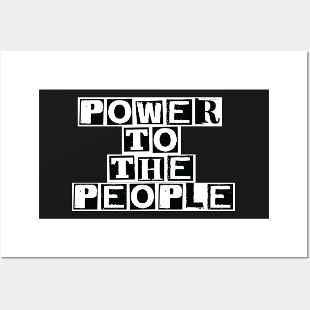 Power To The People Wall Art by TheLaundryLady